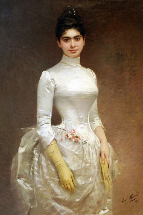 1887 Πορτρέτο της Mile Aline Leon (465x700, 95Kb)