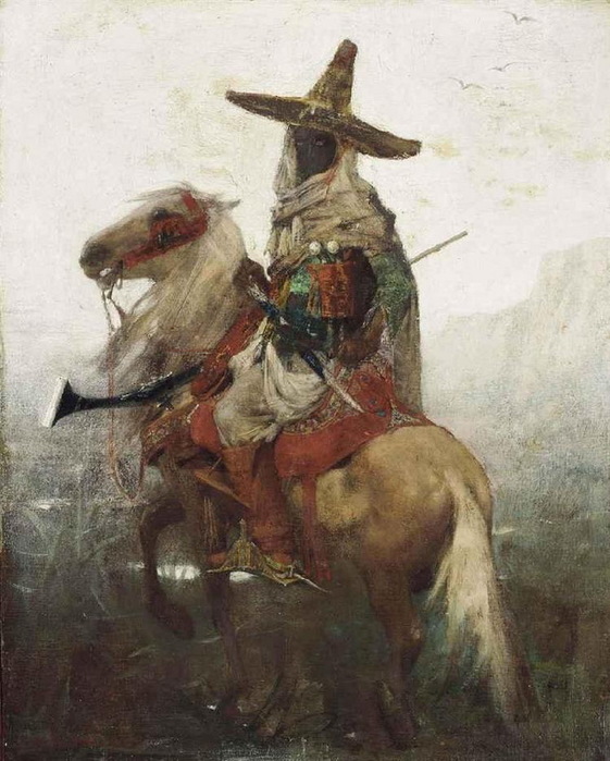 1897 A desert warrior. , . 35.6 x 28.3 cm. , 2014 (561x700, 129Kb)