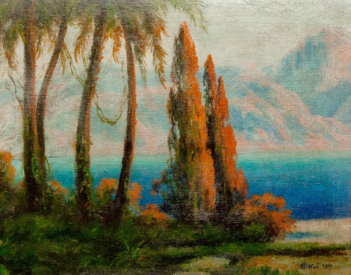 Кипарисы на картинах художников