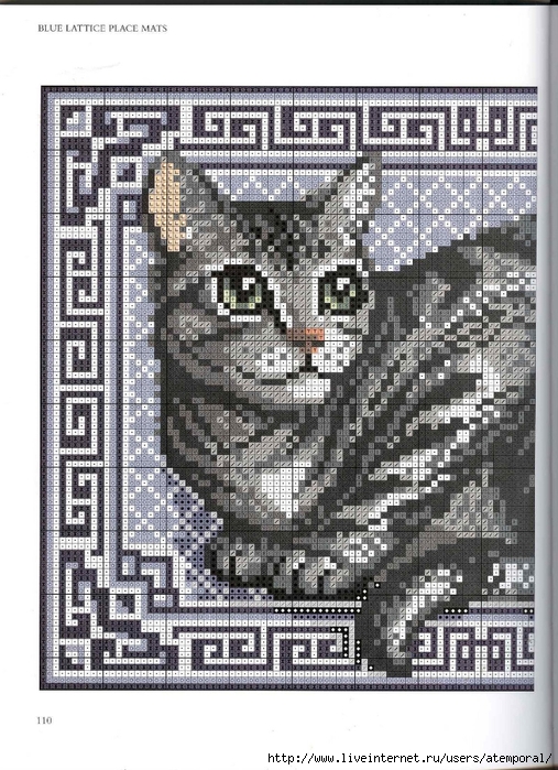 CATS NEEDLEPOINT CATS. (107) (507x700, 333Kb)