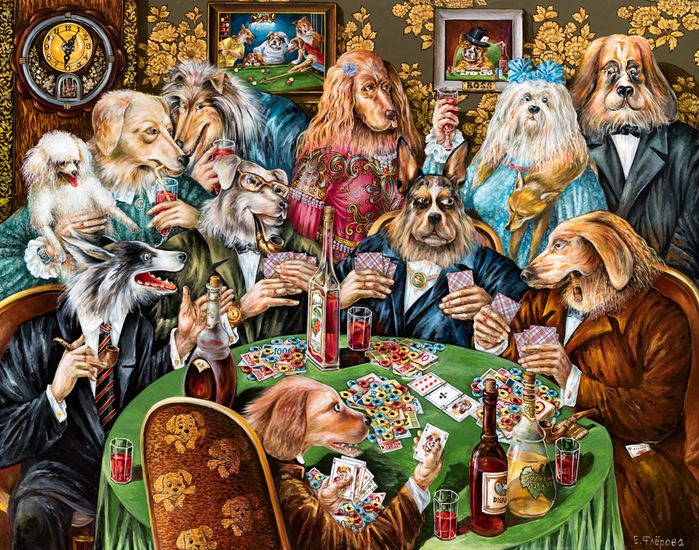 dogs_playing_poker (700x550, 319Kb)