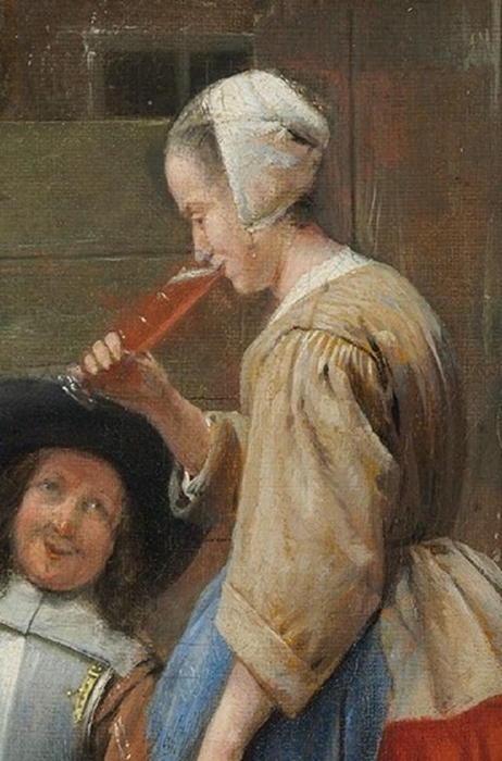 5961881_A_Woman_Drinking_with_Two_Men_and_a_Serving_Woman_fragment_menzyrka (462x700, 225Kb)