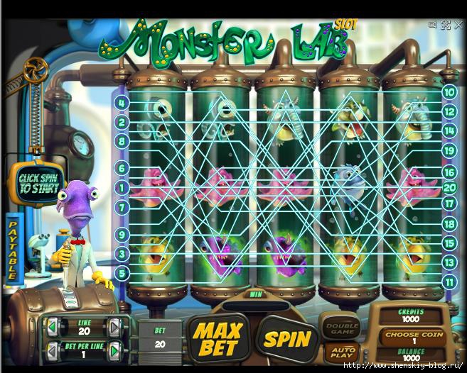 Игровой автомат monster lab Игровой автомат monster lab столото 6 из 36 тираж 186 проверить билет