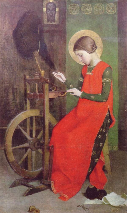 3874862_marianne_stokes_st_elizabeth_of_hungary_spinning_for_the_poor (417x700, 222Kb)
