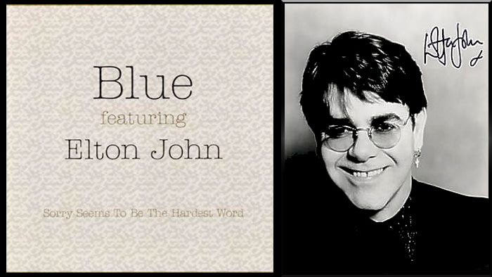Blue elton john sorry seems to be