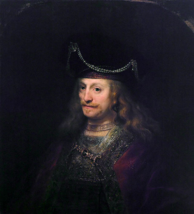 4000579_Man_wearing_a_high_beret_with_jewels_and_pearls_by_Ferdinand_Bol (633x700, 48Kb)
