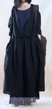 Layered_linen_maxi_dress_black_linen_causal_dress_spring_long_caftan_gown1_1 (173x361, 45Kb)