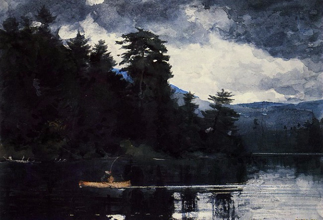 Adirondack Lake, 1889 (650x443, 270Kb)