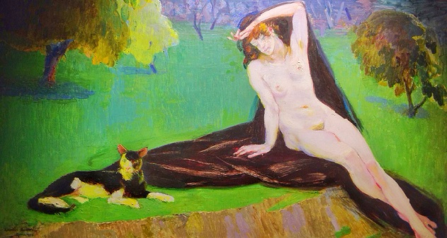 Nudo_femminile_con_gatto_di_Amedeo_Bocchi (631x337, 274Kb)