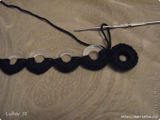 Сумочка из колец с бисером. Вязание крючком без отрыва ниток (5) (520x390, 117Kb)