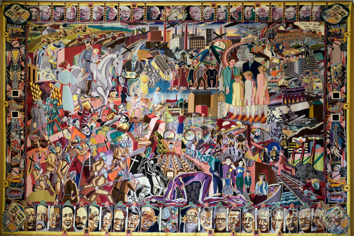 Bjorn-Norgaard's-tapestry-with-Hitler,-Christiansborg-Palace,-Copenhagen,-Denmark-L (900x667, 253Kb)