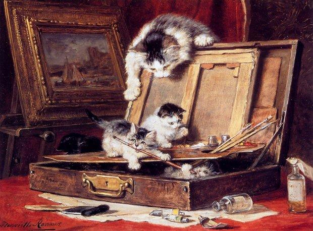 Генриетта Книп (Henriette Ronner-Knip9п (620x458, 363Kb)