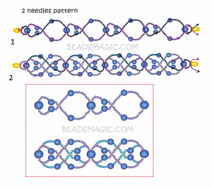 free-pattern-beaded-bracelet-cuff-tutorial-blue-2 (700x621, 304Kb)