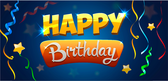 Greeting card Happy Birthday (700x340, 245Kb)