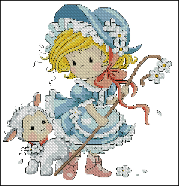 little-shepherdess (600x625, 439Kb)