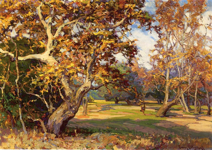 View of the Arroyo Seco from the Artist's Studio (700x495, 549Kb)