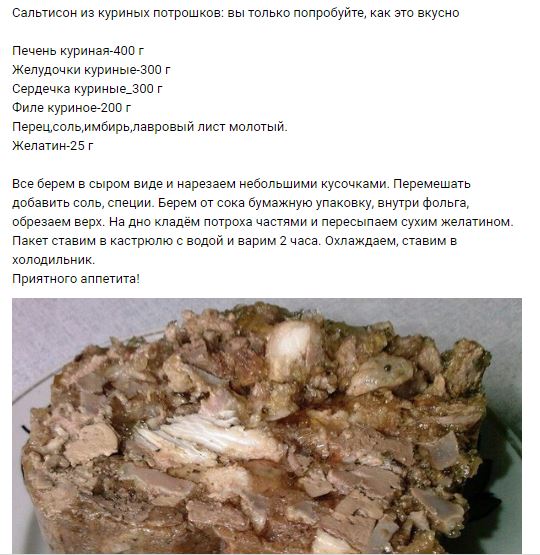 Сальтисон куриный в домашних условиях рецепт с фото пошагово