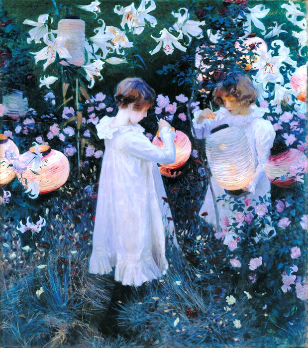 Гвоздика, лилия, лилия, роза 1886 (619x700, 643Kb)