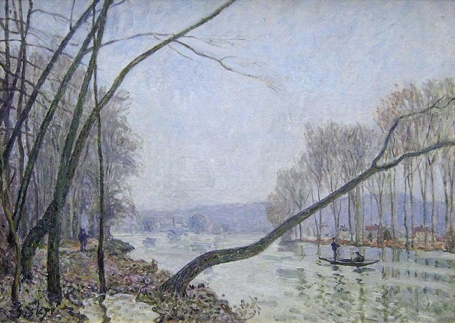 The Banks of the Seine in Autumn (unknown) (646x459, 368Kb)
