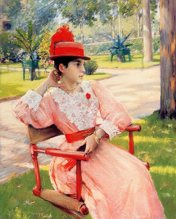 + Afternoon in the Park, 1887 (563x700, 529Kb)
