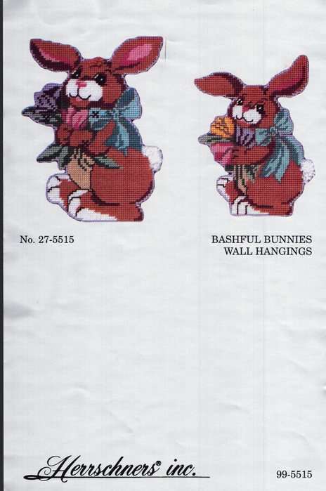 Herrschners 27-5515-Bashful Bunnies Wall Hangings 01 (464x700, 56Kb)