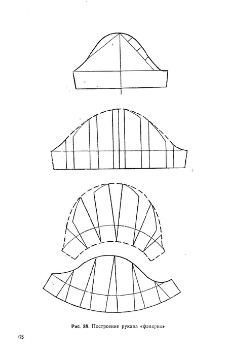 Рукава фонарики рисунок