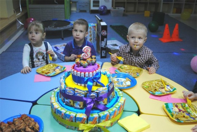 Торт из барни и сока в детский сад: мастер-класс - internat-mednogorsk.ru