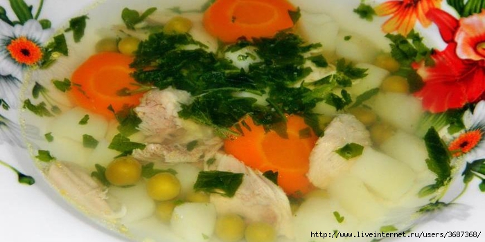 Овощной суп с курицей (700x350, 173Kb)