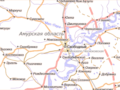 Белогорск амурская область расстояние
