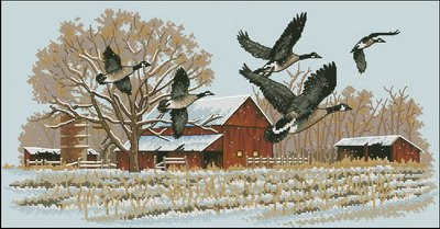 Winter Geese  (400x209, 106Kb)