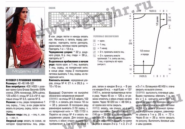 Кофта с запахом спицами для женщин схемы и описание