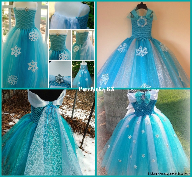 Детские новогодние платья Эльзы и Анны - новые наряды Frozen для девочек
