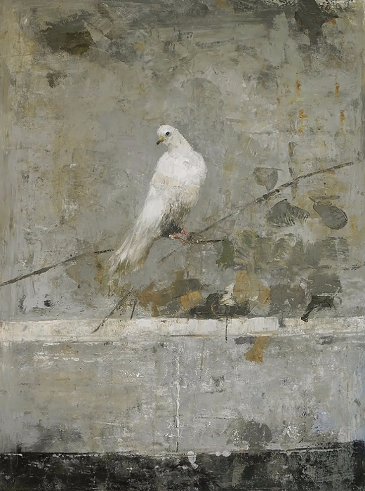 Bird on Vine (520x700, 367Kb)
