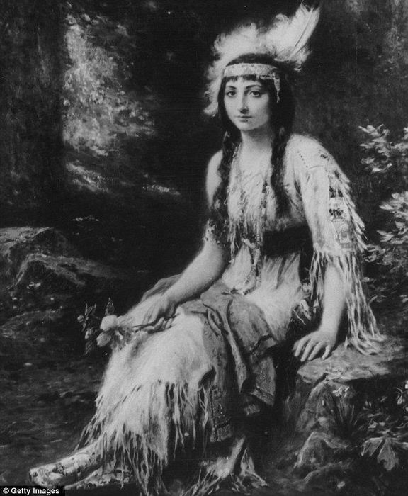 The real story of Pocahontas and how it has helped destroy her native tribe (576x700, 73Kb)