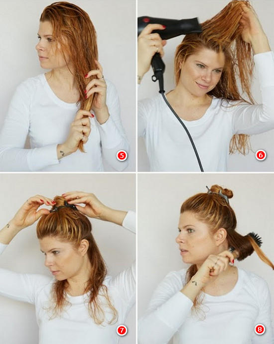 Как наложить волосы на фото