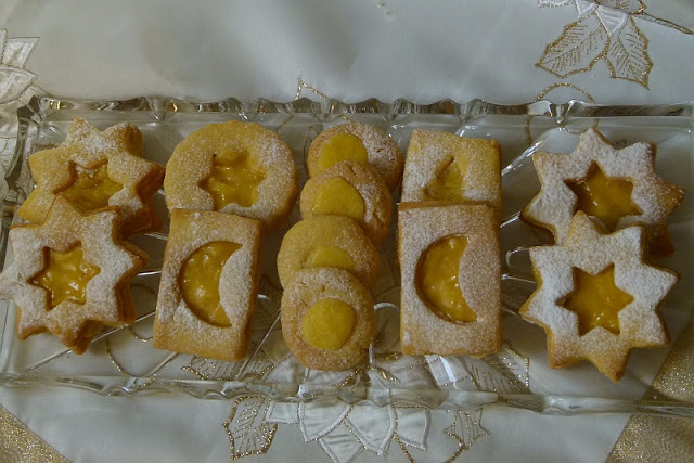 Lemon Curd Cookies Linzer Herzen (640x427, 279Kb)