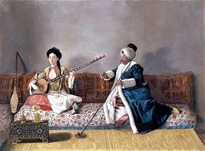 -   -     (Monsieur Levett and Mademoiselle Glavani Sitting On a Divan in Turkish Costume)      1738-1741      25  36   ,  (700x517, 120Kb)
