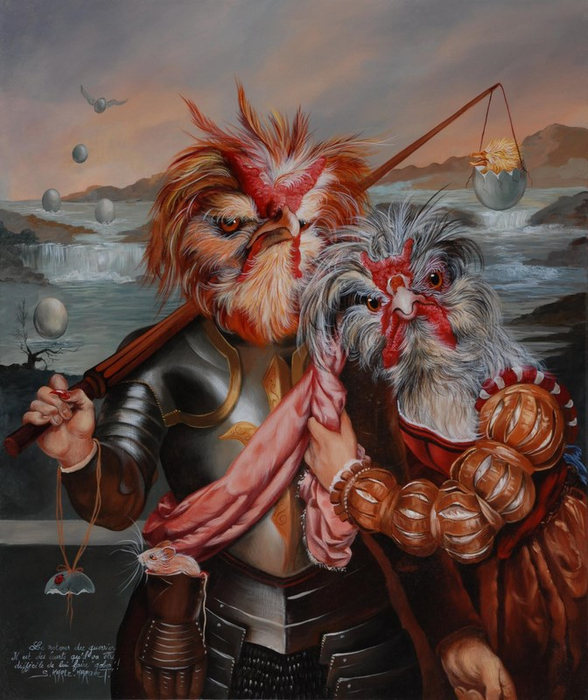 sylvia karle-marquet Le retour du guerrier (588x700, 417Kb)