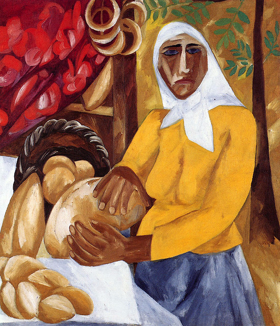 +Woman Selling Bread 1911 (551x640, 499Kb)