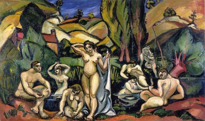 The Bathers of Andelys, 1908 (656x387, 351Kb)