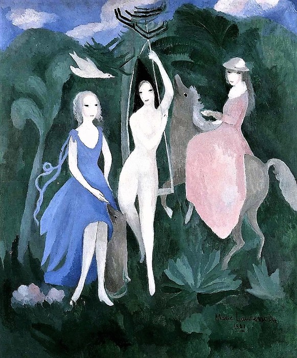 Laurencin      Lestroisgraces   1921 (581x700, 160Kb)