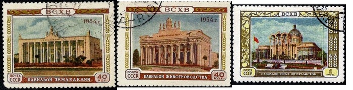 Павильон земледелия 1954г (700x180, 76Kb)