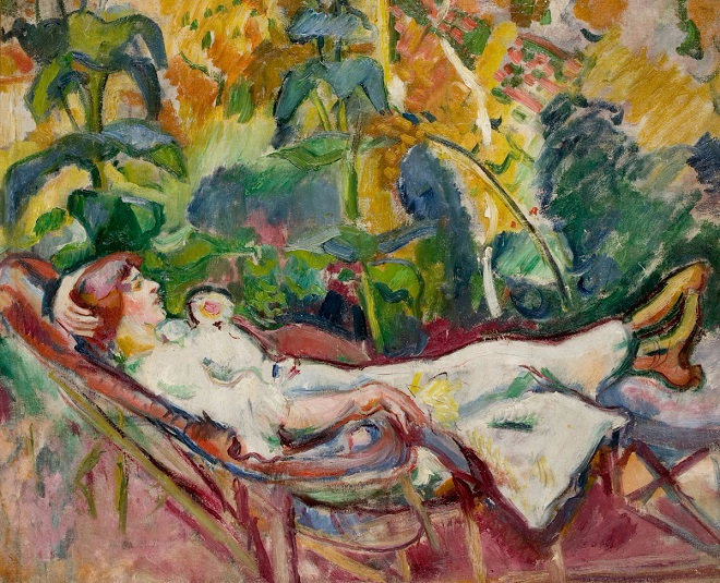 Femme  la chaise longue, 1907 (660x535, 545Kb)