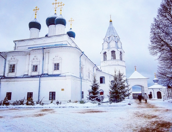 Никитский мужской монастырь Переславль Залесский зима