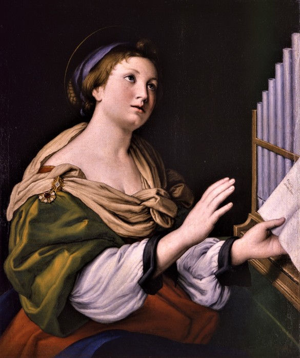   (Saint Cecilia)   1635-1650   73.8  62.2  .,.   ,  - (585x700, 93Kb)
