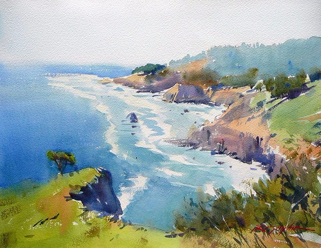 Ocean view, Newport, Oregon. (656x507, 480Kb)