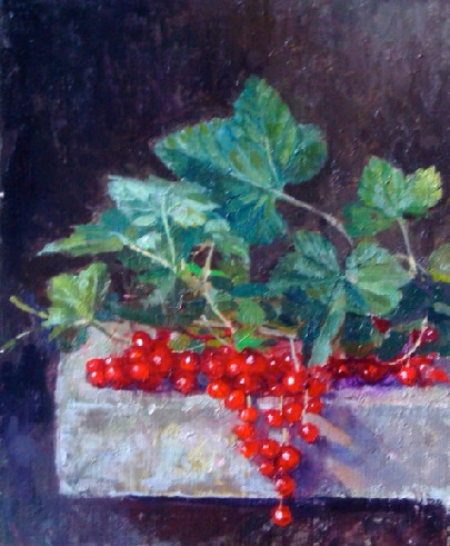 + Red Currants on a Stone Ledge (405x491, 236Kb)