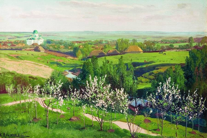 Константин Яковлевич Крыжицкий Серебряные пруды 1891 (700x468, 394Kb)