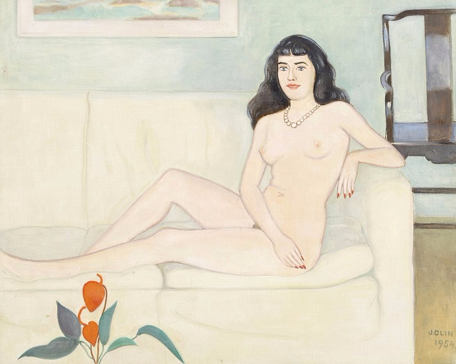     (Nude model on couch). 1954 (656x523, 244Kb)