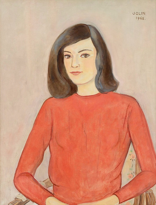      (Seated model in a red jumper). 1962 (533x700, 357Kb)